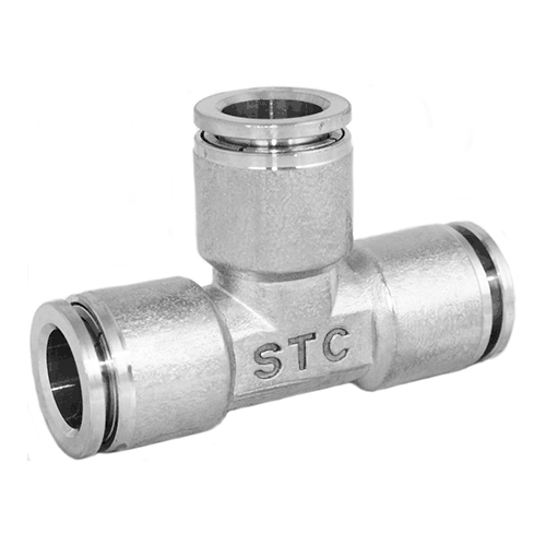 Stainless Steel Tee Union Push To Connect Fitting