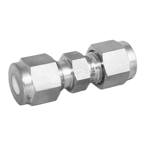 Stainless Steel Straight Union Compression Tube Fitting